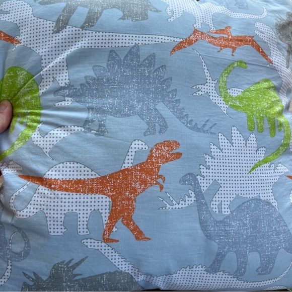Whole Home Green & Blue Dinosaur Square Throw Pillow - Picture 2 of 6